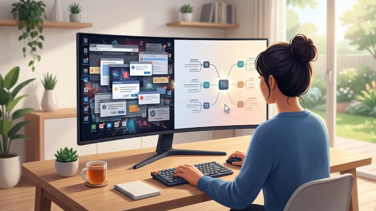 A calmer, less cluttered browsing session